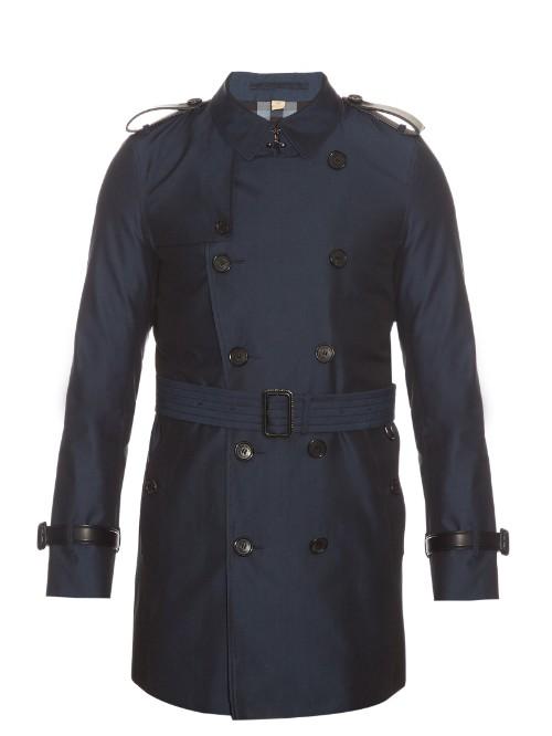 Burberry London Kensington Gabardine Trench Coat