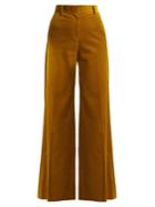 Bella Freud Bianca Wide-leg Cotton-corduroy Trousers