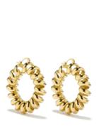 Ladies Jewellery Etro - Spiral Small Hoop Earrings - Womens - Gold