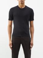 Tom Ford - Crew-neck Lyocell-blend T-shirt - Mens - Black