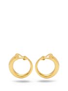 Charlotte Chesnais Monie Large Gold-plated Clip-on Earrings