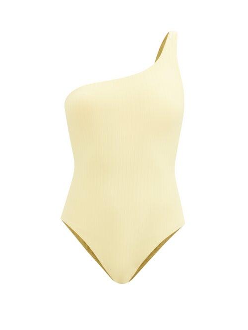Melissa Odabash - Palermo One-shoulder Swimsuit - Womens - Lemon