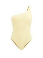Melissa Odabash - Palermo One-shoulder Swimsuit - Womens - Lemon