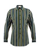 Matchesfashion.com On The Island - Ransvik Striped Shirt - Womens - Green Stripe