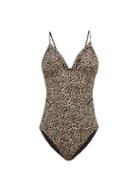 Matchesfashion.com The Upside - Heidi Leopard Print Jersey Swimsuit - Womens - Leopard