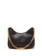 Stella Mccartney - Falabella Mini Faux-leather Shoulder Bag - Womens - Black