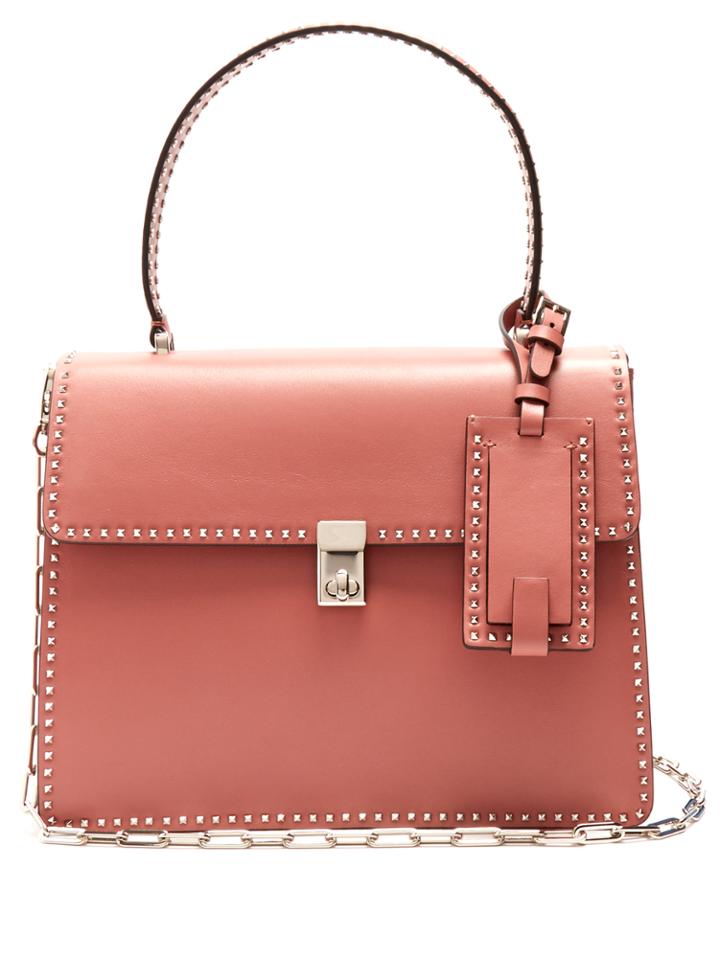 Valentino Rockstud Spike Leather Tote