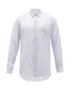 Matchesfashion.com Comme Des Garons Shirt - Striped Poplin Shirt - Mens - Blue White