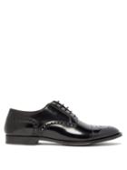 Matchesfashion.com Dolce & Gabbana - Leather Derby Shoes - Mens - Black