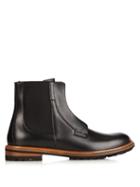 Dolce & Gabbana Leather Zip-up Chelsea Boots