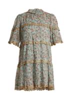 Isabel Marant Étoile Maiwenn Floral-print Ruffle-trimmed Cotton Dress