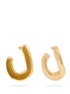 Matchesfashion.com Marni - Open Hoop Enamel Earrings - Womens - Green