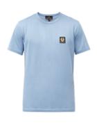 Matchesfashion.com Belstaff - Logo-patch Cotton-jersey T-shirt - Mens - Blue