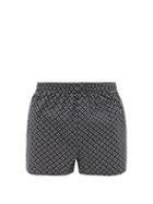 Matchesfashion.com Sunspel - Cotton Flower Print Cotton Poplin Boxer Shorts - Mens - Navy