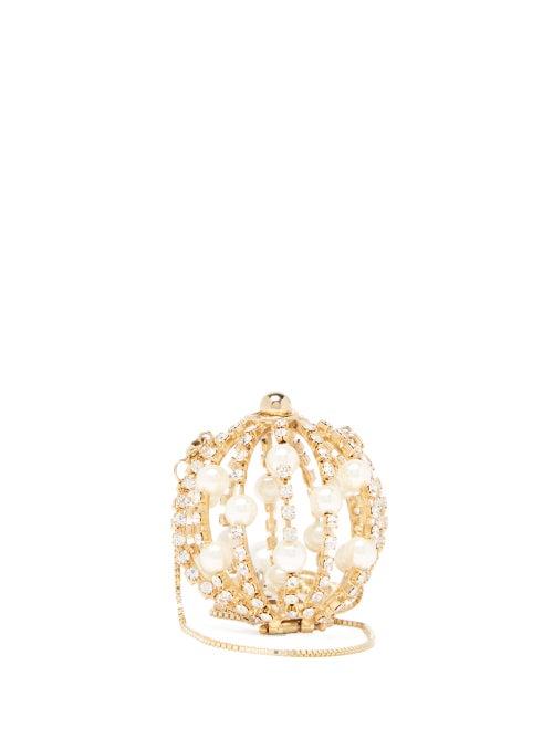 Matchesfashion.com Rosantica - Baby Sasha Mini Crystal-embellished Bag - Womens - Crystal