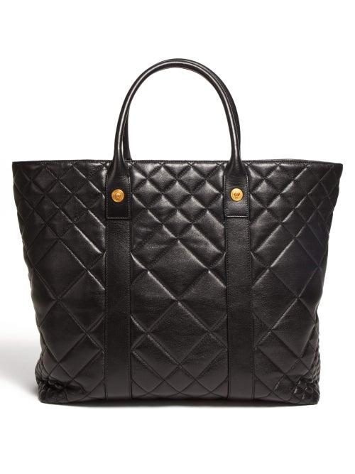 Matchesfashion.com Versace - Quilted Leather Tote Bag - Mens - Black