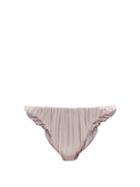 Matchesfashion.com Isa Boulder - Jessie Ruched Brazilian Bikini Briefs - Womens - Light Pink