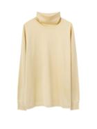 Lemaire - High-neck Jersey Sweatshirt - Mens - Light Yellow