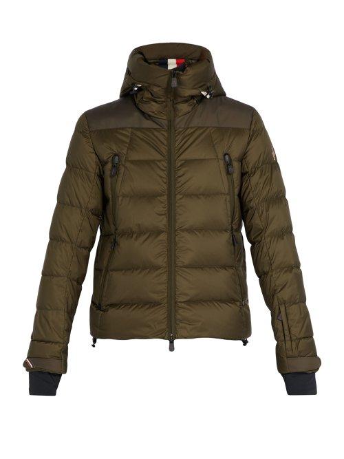 Matchesfashion.com Moncler Grenoble - Camurac Quilted Nylon Jacket - Mens - Khaki