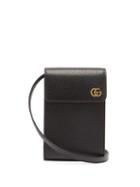 Mens Bags Gucci - Gg Grained-leather Cross-body Bag - Mens - Black