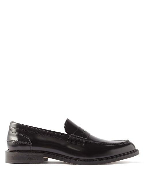 Vinnys - Townee Leather Loafers - Mens - Black
