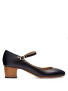 A.p.c. Victoria Mary-jane Leather Pumps