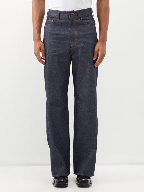 Sasquatchfabrix. - Flare Relaxed Leg Jeans - Mens - Indigo