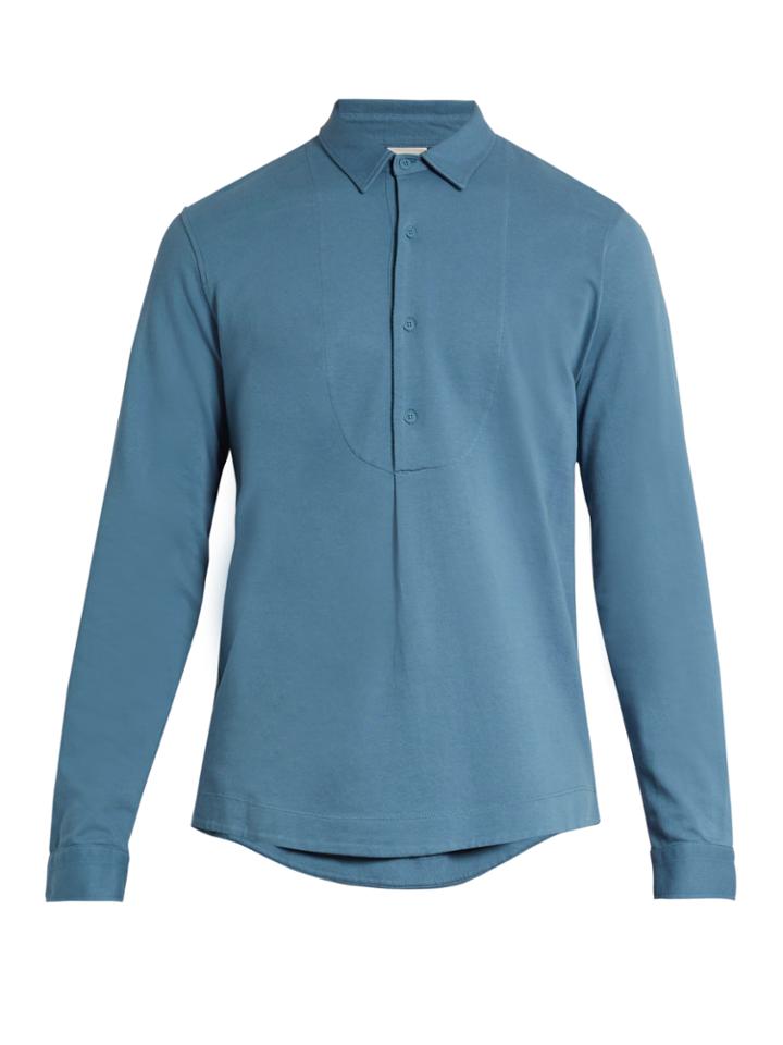 S0rensen Painter Bib-front Cotton Polo Shirt