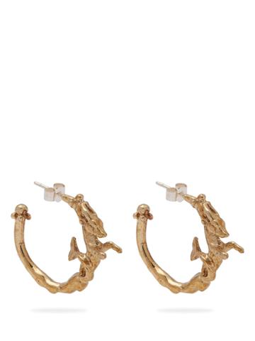 Joanne Burke Little Ships Hoop Earrings