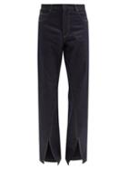 Matchesfashion.com Bianca Saunders - X Wrangler Split-cuff Twisted Jeans - Mens - Blue