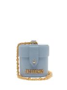 Matchesfashion.com Jacquemus - Le Vanity Micro Leather Bag - Womens - Light Blue