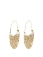 Matchesfashion.com Valentino - Laser Cut Logo Hoop Drop Earring - Womens - Gold