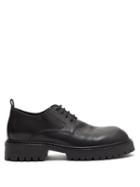Matchesfashion.com Ann Demeulemeester - Lace Up Leather Derby Shoes - Womens - Black