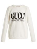 Gucci Crew-neck Cotton Sweatshirt