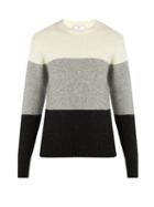 Matchesfashion.com Ami - Tri Colour Alpaca Blend Sweater - Mens - Multi