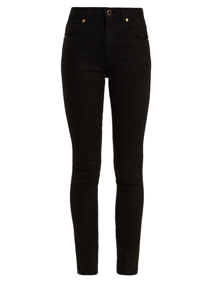 Khaite Kassandra Mid-rise Skinny Jeans