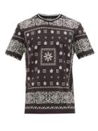 Matchesfashion.com Dolce & Gabbana - Bandana-print Cotton T-shirt - Mens - Black White
