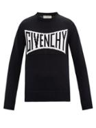 Matchesfashion.com Givenchy - Logo-jacquard Cotton Sweater - Mens - Black