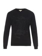 Burberry Brit Embroidered Cotton-jersey Sweatshirt