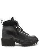 Matchesfashion.com Chlo - Bella Shearling-lined Leather Aprs-ski Boots - Womens - Black