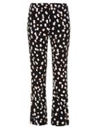 Altuzarra Ross Polka-dot Stretch-cady Flared Trousers