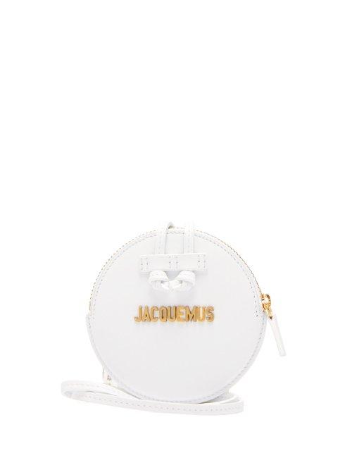 Matchesfashion.com Jacquemus - Le Pitchou Leather Coin Purse Necklace - Womens - White