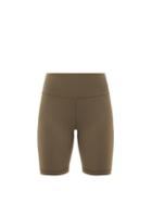 Ladies Activewear Wardrobe. Nyc - Release 02 High-rise Jersey Bike Shorts - Womens - Dark Green