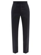Mens Rtw Thom Browne - Backstrap Super 120's Wool-twill Suit Trousers - Mens - Navy