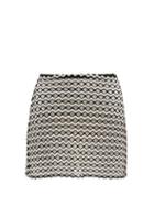 Sara Cristina - Sun Wave-lace Mini Skirt - Womens - Black White