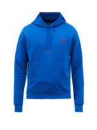 Ami - Ami De Caur Cotton Hooded Sweatshirt - Mens - Blue