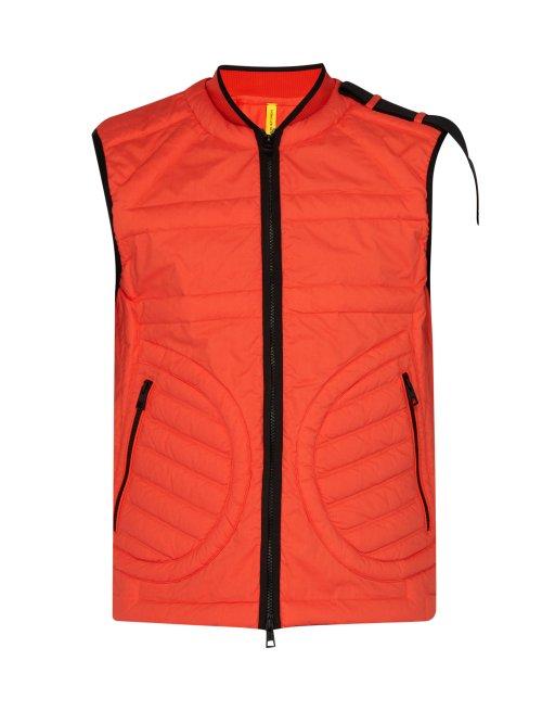 Matchesfashion.com 5 Moncler Craig Green - Down Filled Cotton Gilet - Mens - Orange