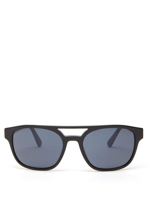 Matchesfashion.com Prada Eyewear - D Frame Acetate Sunglasses - Mens - Black