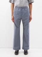 Ahluwalia - Phoenix Cotton-blend Trousers - Mens - Black Blue