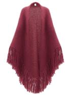 Matchesfashion.com Gabriela Hearst - Lauren Cashmere Wrap - Womens - Burgundy